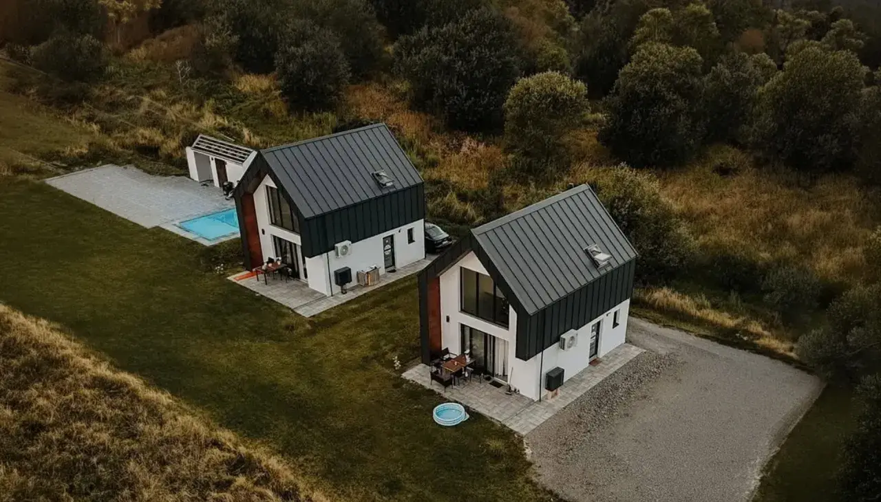 Domki 4 Żywioły — realizacja CtrlZ Studio, Wadowice